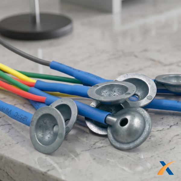 Electrodos EEG cucharilla Ag/AgCl reutilizables y desechables