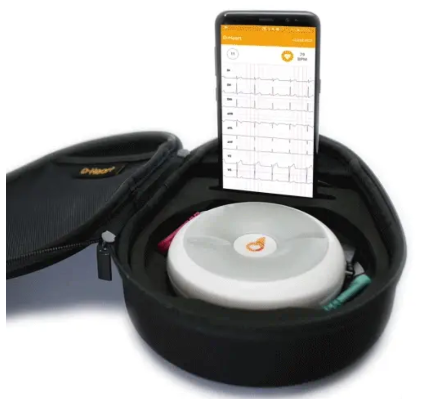 D-Heart ECG profesional portátil con smartphone