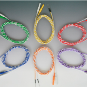 Electrodos de aguja monopolar con cable trenzado desechables