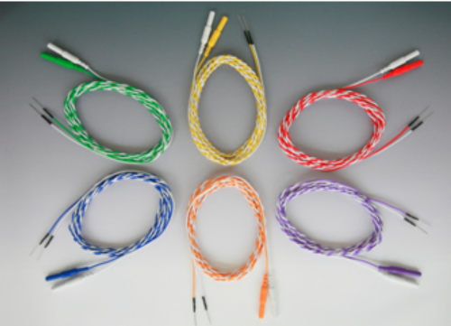 Imagen 6 b Electrodos de aguja monopolar con cable trenzado desechables