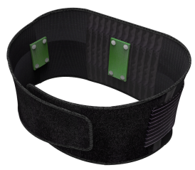 Correa cervical para estimulación espinal transcutánea