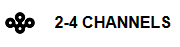 2-4 Channels